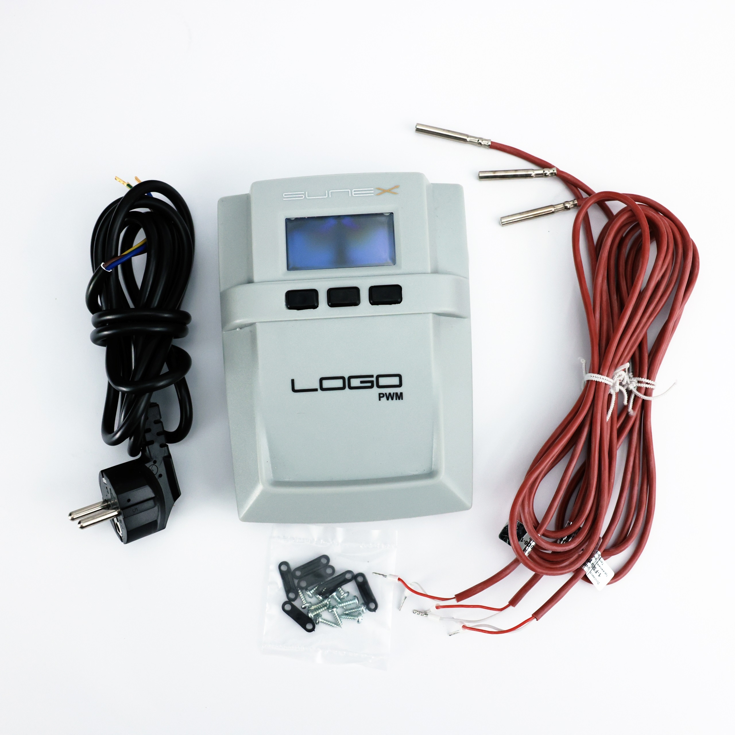 Solarregler, Solarsteuerung Logo PWM für thermische Solaranlagen und Heizungsanlagen