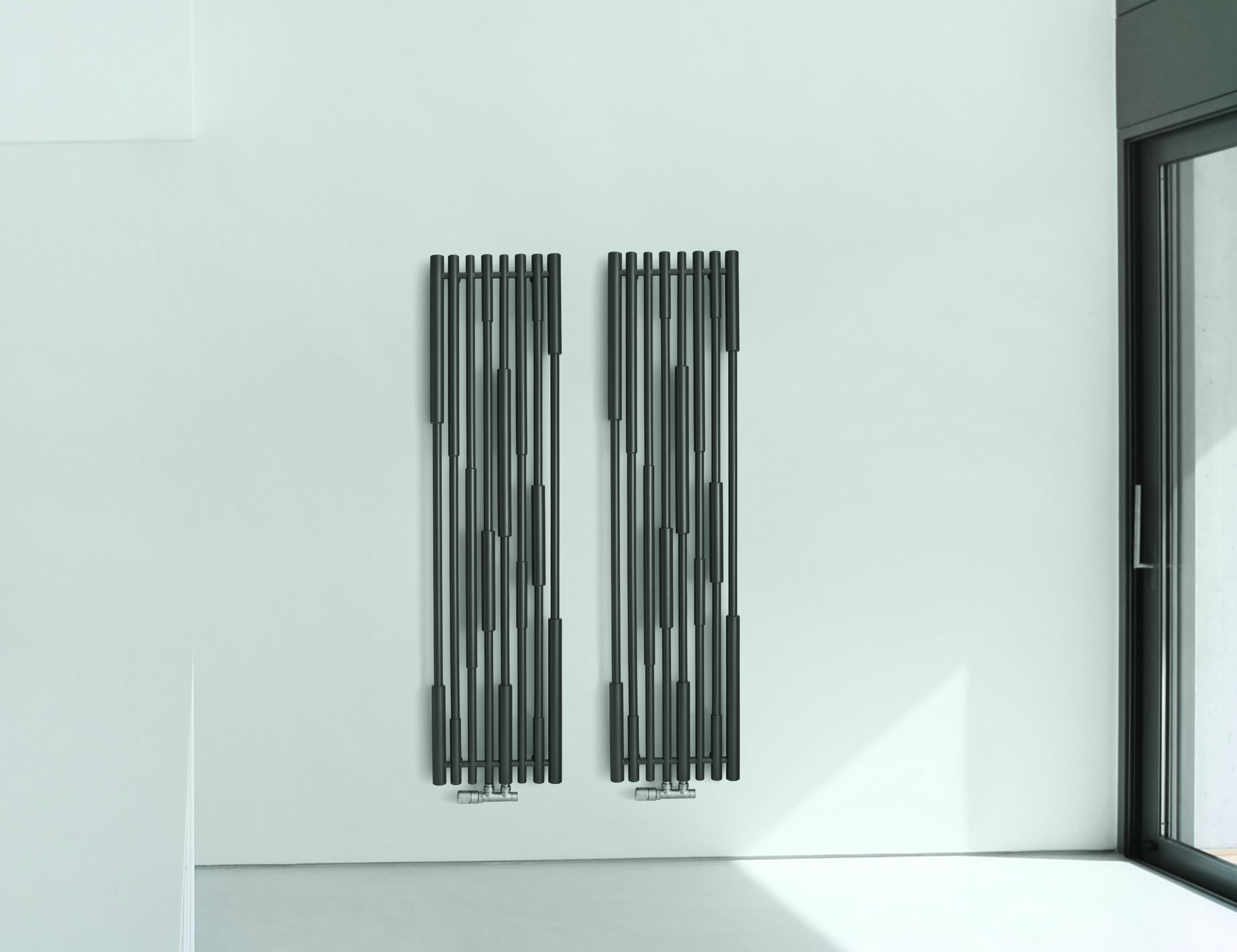 Terma Cane Design Heizkörper, Röhrenheizkörper, 1-lagig, vertikal