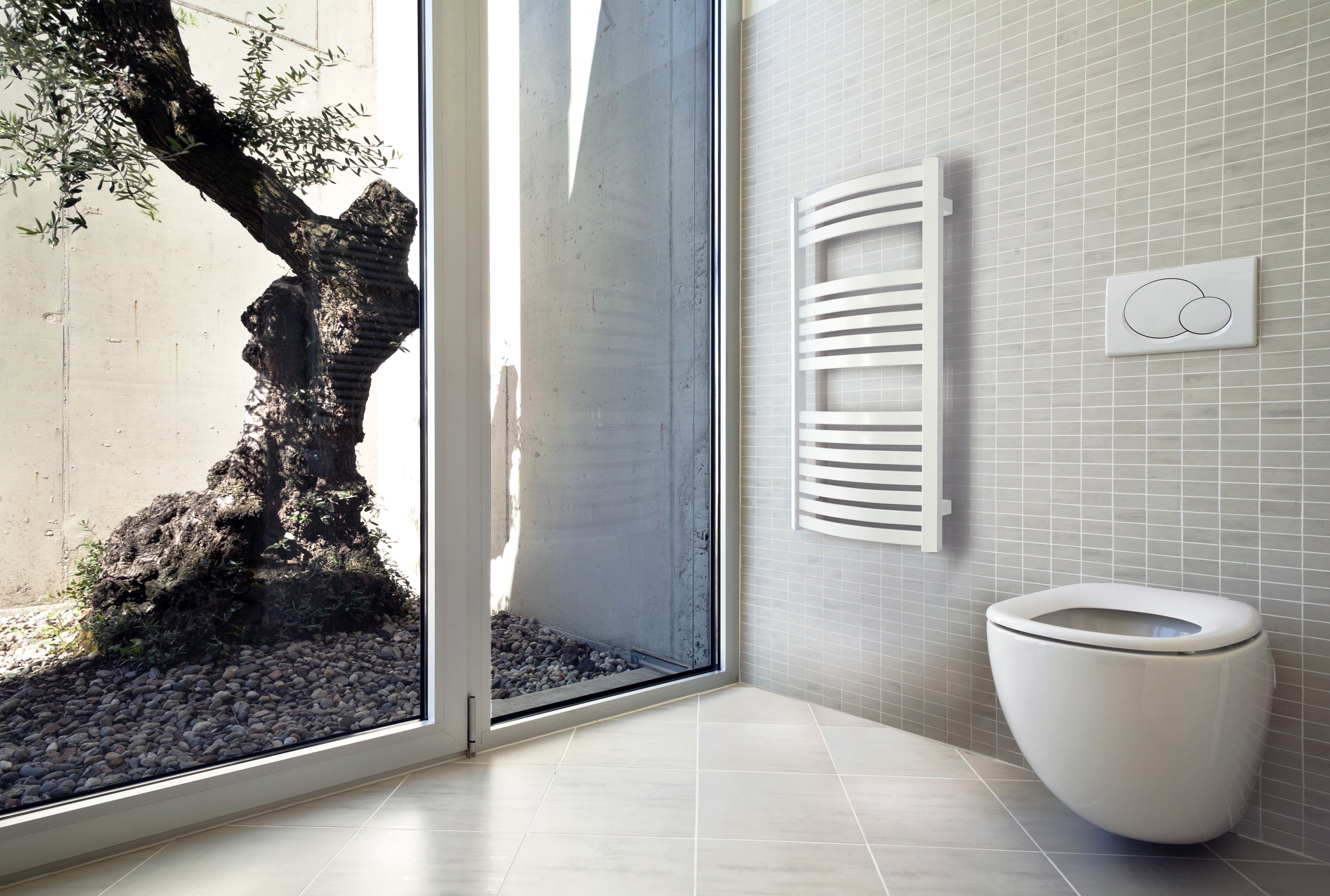 Terma Dexter Badheizkörper, Handtuchwärmer, Handtuchtrockner vertikal 