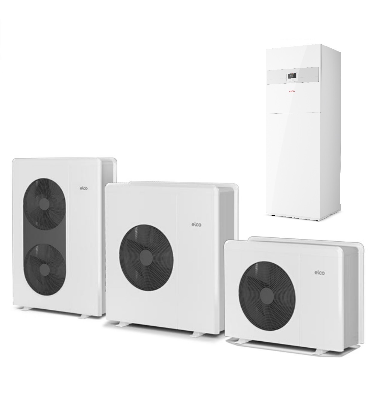 Elco Wärmepumpe Aerotop Split.2 4-15 kW Inneneinheit, 180l Speicher Luft/ Wasser Wärmepumpe, R32 