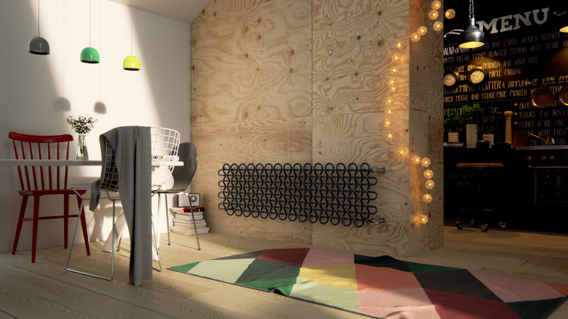 Design Gitterheizkörper, Wohnraumheizkörper Terma PLC H horizontal