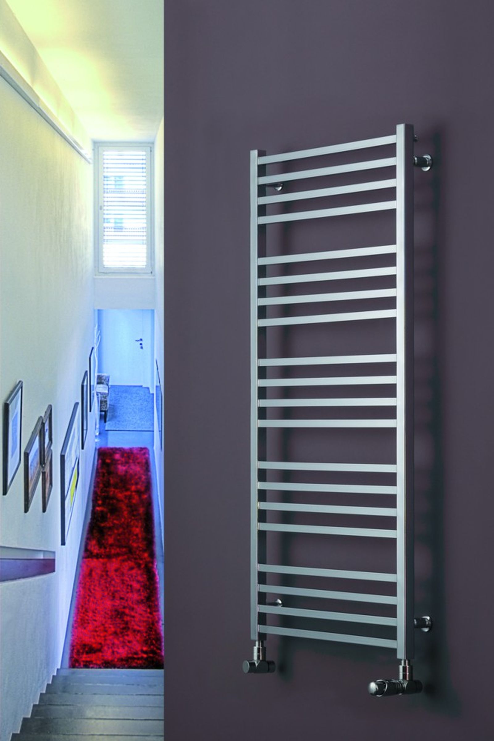 Corpotherma Badheizkörper, Handtuchtrockner, Heizkörper Uranus Chrom, 4 Größen