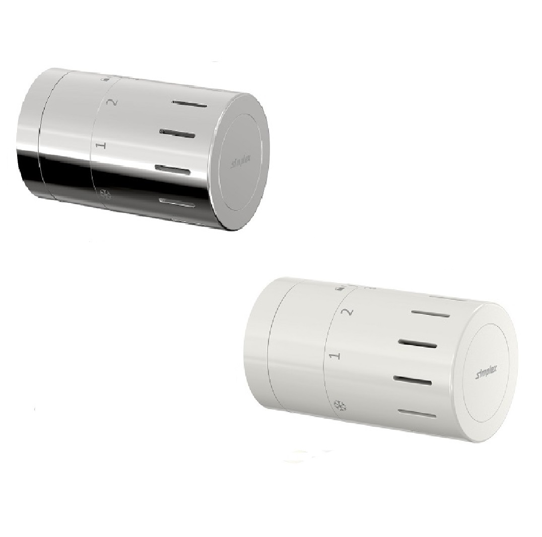 Flamco Sensitive/ TC  Thermostatkopf mit Nullstellung, Gewindeanschluss M30 x 1,5, 2 Farben