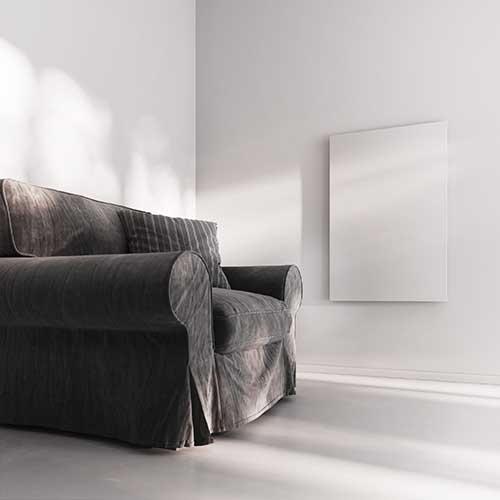 Corpotherma Infrarot Keramik Heizkörper, Heizpaneel, 3 Größen, weiß